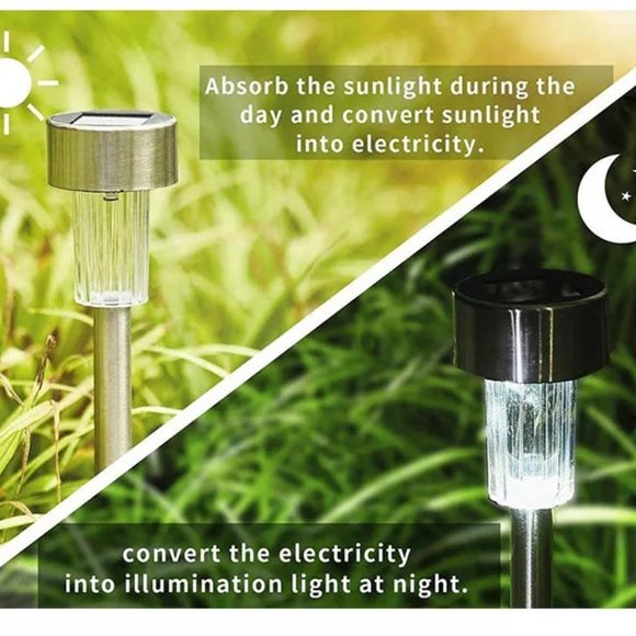 Outdoor Solar Lights - Landscape Lighting - Garden Lights - Solar Pathway Lights - Picture 4 of 11